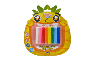 Kiddy Clay Pack of 8 Modelling & Sculpting Clay (100 g.), Colorful Reusable DIY Children Soft Clay, Creative Art & Crafts, Ideal Gift for Kids, Blister Card Pack